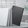 thumbnail image 4 of JETech Case for Samsung Galaxy Tab S9 FE+ / S9 FE Plus 12.4-Inch with S Pen Holder, Slim Folio Stand Protective Tablet Cover, Multi-Angle Viewing (Black), 4 of 6