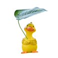 thumbnail image 1 of Decoración de jardín de pato, accesorio de decoración de jardín, artesanía, coleccionable, animal creativo Amarillo, 1 of 9