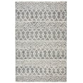 thumbnail image 2 of SAFAVIEH Micro-Loop Brayden Geometric Striped Wool Area Rug, Ivory/Black, 5' x 8', 2 of 9