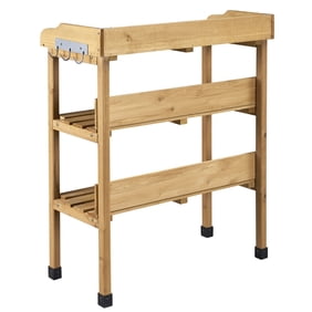 Potting Bench - Garden And Greenhouse Workbench Portable Gardening Center Features Removable Trimmings Bin Adjustable Shelf 39 W X 32 H X 15 D Garden Patio Potting Bench - Garden And Greenhouse Workbench Portable Gardening Center Features Removable Trimmings Bin Adjustable Shelf 39 W X 32 H X 15 D Garden Patio