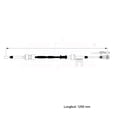 thumbnail image 2 of Cable Chicote Transversal Std Compatible Con Nissan Sentra 2.0L 2007 2008 2009 2010 2011 2012 CAHSA Cable Chicote Acelerador, 2 of 6