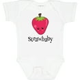 thumbnail image 3 of Inktastic Cute Strawberry Strawbaby Boys or Girls Baby Bodysuit, 3 of 5
