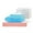 Blue, variant on Dvkptbk Crystal Bottle Weather Items Bottle Colorful Desktop Transparent Crystal Glass Gift 150ml Home & Garden