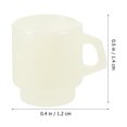 thumbnail image 2 of HEANUJJ 4Pcs Miniature Cups Miniature Coffee Mugs For Kids Kitchen Props Simple Design Plastic, 2 of 6