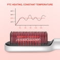 thumbnail image 4 of 2-in-1 PTC Heating Hair Styler: Straightening Comb & Curling Iron with Intelligent Temperature Control, 45W Fast Styling, 3 Optional Plug Types (Black & Red/Black & Blue/White), Plastic Construction,, 4 of 5