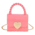 thumbnail image 2 of mdesiwst Women Handbag with Chain Strap Heart Clasp Mini Crossbody Bag Girls Cute Crossbody Purse for Street Dating Shopping, 2 of 8