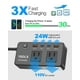 thumbnail image 2 of Inversor de corriente para auto YSOLX 300W con doble salida AC 110V y USB-C/A, 2 of 7