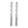 thumbnail image 1 of Unique Bargains 1/8' Shank 3.175mm x 22mm Solid Carbide 2 Flute CNC Spiral Router Bit for PVC MDF Wood 2 Pack, 1 of 5