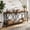 Brown+Rectangle, variant on 69" Narrow Console Table for Entryway, 2-Shelves Wooden Sofa Table Behind Couch, Farmhouse Skinny Entryway Table , Brown