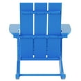 thumbnail image 6 of Afuera Living Outdoor HDPE Plastic Adirondack Rocking Chair in Pacific Blue, 6 of 7