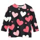 thumbnail image 3 of Blusas y camisas de manga larga con cuello redondo y estampado infantil, manga 3/4/cuello redondo tres cuartos, camisa y top para niños, top de poliéster para niños, 3 of 4