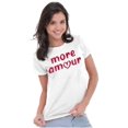 thumbnail image 3 of Valentine's Day More Amour Heart Womens Slim Fit Graphic Tee Brisco Brands S, 3 of 5