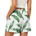 thumbnail image 5 of Erwazi Shorts for Women Hawaiian Printed Drawstring Waist Casual Summer Shorts Outfits with Pockets, 5 of 6