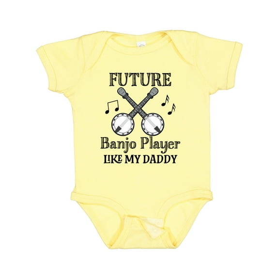 Inktastic Future Banjo Player Like Daddy Boys or Girls Baby Bodysuit