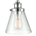 thumbnail image 2 of Globe Electric Jackson 3-Light Chrome Pendant with Clear Glass Shade, Bulbs Included, 61037, 2 of 7