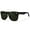 Matte Black Frame | Chartreuse Mirror Lens, variant on Trendy One-Piece Mirrored Lens Polarized Shades Fashion Sunglasses for Men-2 Pairs