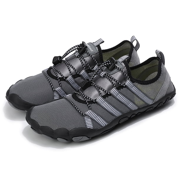 Zapatos de agua para surf y snorkel zapatillas transpirables con cinco dedos para vadear zapatos acuáticos de secado rápido para hombres y mujeres