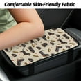 thumbnail image 3 of Yuyamidu Dachshund Car Center Console Cover Dog Auto Armrest Pad Soft Car Arm Rest Cover for Vehicles Accessories Fluffy Car Center Console Cushion Pad, 3 of 7