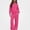 Hot Pink, variant on ITSAME Girls Fleece-Lined Outfit 2-Piece Full Zip Hoodie and Wide Leg Pants Fall Winter Warm Casual Set Size 7