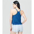 thumbnail image 2 of Aeropostale Womens Babydoll Tank Top, Blue, X-Large, 2 of 2