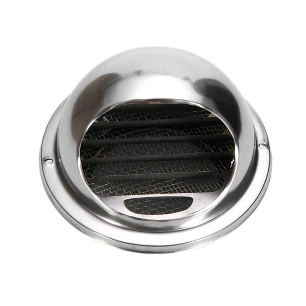 Round Wall Air Vent Grille Ventilation Cover Extractor Outlet Stainless 
