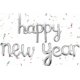 thumbnail image 1 of Globos Ziyutam Happy New Year 2026, 40 cm, lámina plateada, 1 of 7