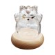 thumbnail image 2 of Alcancía de vidrio, tarro para ahorrar dinero para niños, botella de almacenamiento decorativa con madera Claro, 2 of 9