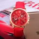 thumbnail image 3 of Reloj de mujer con correa de tres ojos Reloj de mujer de moda con romanos graduados, 3 of 6
