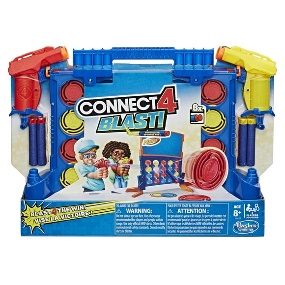 Juego Hasbro Connect 4 Blast Nerf Blaster Toy