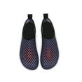 thumbnail image 3 of Men and Women a Slip On Barefoot Quick-Dry Beach Aqua Yoga Water Shoes (Black Dots/Purple, 4-5 Women), 3 of 8