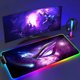 thumbnail image 3 of Alfombrilla de ratón negra Asus Rgb Gaming Mause Mat alfombrillas de Anime alfombra de jugador Pc Xxl almohadillas lindas teclado de juego grande alfombra alfombrilla de ratón retroiluminada, 3 of 5
