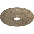 thumbnail image 3 of Ekena Millwork 17 1/2"OD x 3 5/8"ID x 1"P Munich Ceiling Medallion (Fits Canopies up to 5 5/8"), Hand-Painted Gobi Desert Crackle, 3 of 6