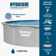 thumbnail image 4 of Bestway Hydrium 15' x 48" Round Steel Wall Above Ground Pool Set, 4 of 9