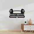thumbnail image 2 of Handmadetneonsign Powerlifting Medal Hanger Metal Wall Art Light, Weightlifter Metal Sign Wall Decor, Gym Metal Decor 46921, 2 of 5