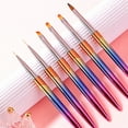 thumbnail image 6 of Sarapandan Nail Art Brushes Set,6Pcs Nail Art Design Pen Painting Tools with Nail Art Liner Brush and Ombre Brush, 6 of 6