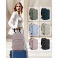 thumbnail image 2 of Mochila de viaje coowoz Carry On para mujer y hombre Lotus Pink, 2 of 7