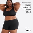 thumbnail image 2 of Pantalones cortos de época KNIX Super Leakproof Dream, negros, talla S, 2 of 6