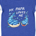 thumbnail image 4 of Inktastic My Papa Loves Me- whale shark Boys or Girls Baby Bodysuit, 4 of 5