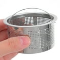 thumbnail image 5 of Raindrops 2-Pack Mesh Sink Drain Filters with Handle, Clog Prevention and Enhanced Drainage for Kitchen and Bathroom Use, 5 of 8