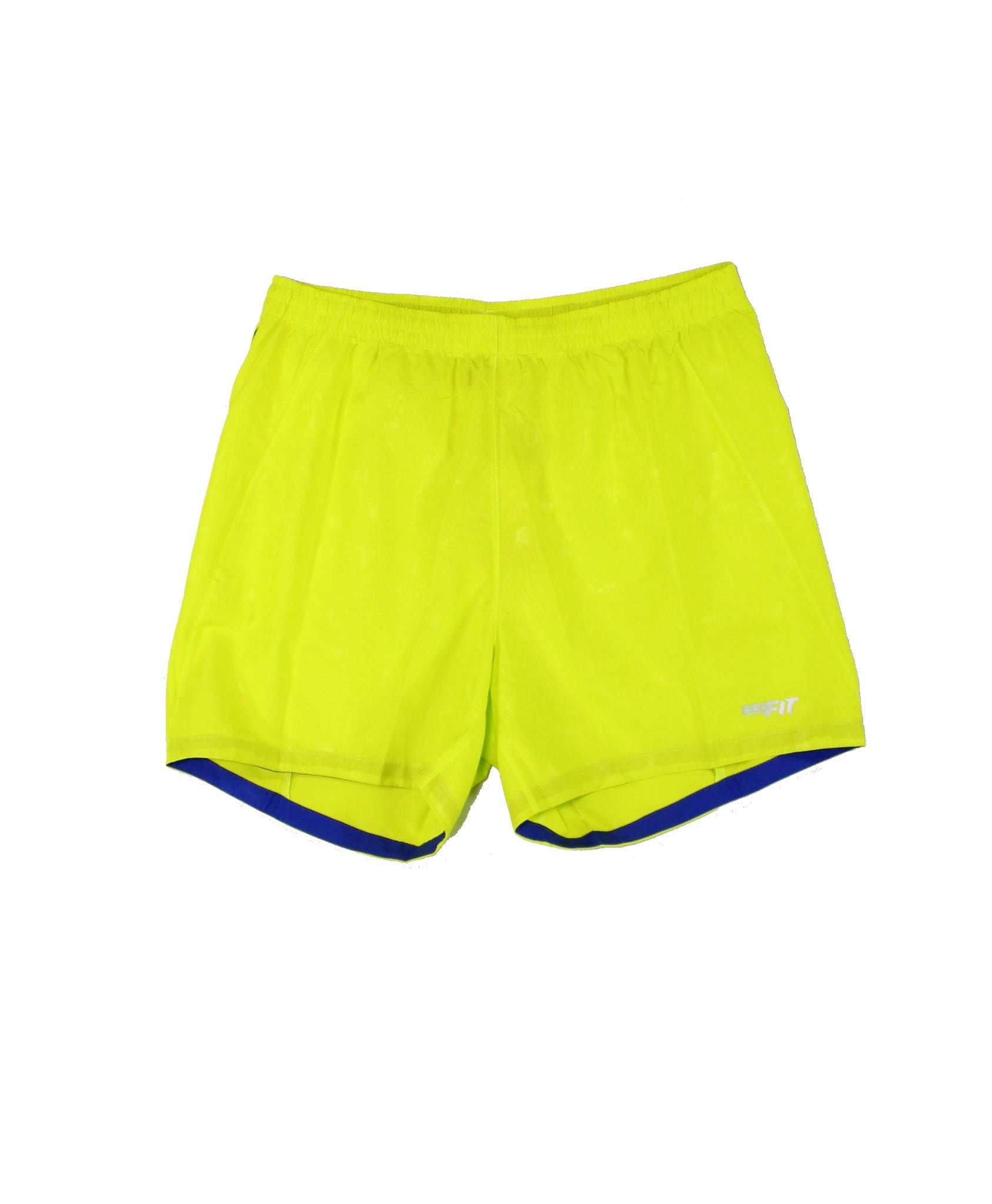 neon yellow athletic shorts