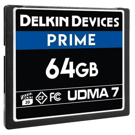 Delkin Compactflash Card - Delkin Devices Prime 1050X 64GB UDMA 7 CompactFlash Memory Card