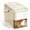 White, variant on Ice Cube Tray with Lid and Bin, IceCubes Trays for Freezer, Food-Grade Portable Icecube Tray Set, One-Click Demolding, Pull-Out Ice Drawer with Portable Handle, for Whiskey Cocktail Coffee