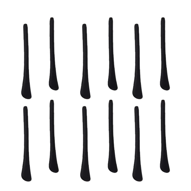 Puntas antideslizantes de silicona para gafas, fundas para tubos, brazos de repuesto para patillas de gafas de sol y gafas de sol con cable plano y delgado, 6 pares.