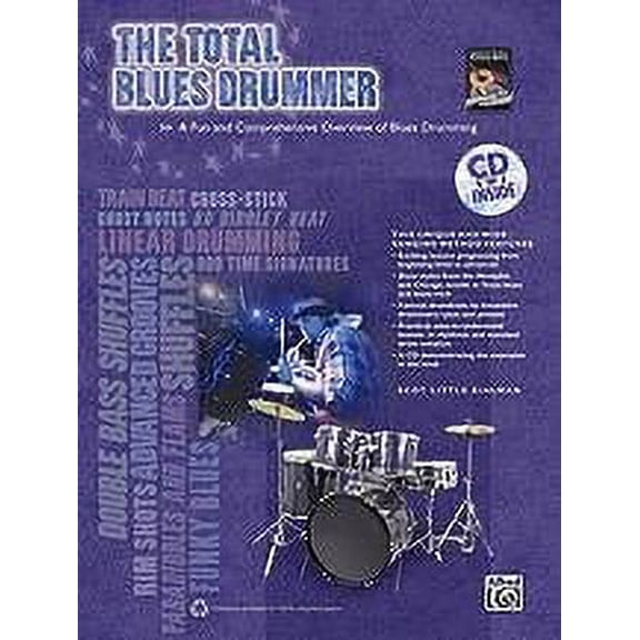 Alfred The Total Blues Drummer (Book and CD)