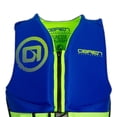 thumbnail image 5 of O'Brien Youth Traditional Neoprene CGA Life Jacket, Size 55 to 85 lb, Blue/Green, 5 of 6