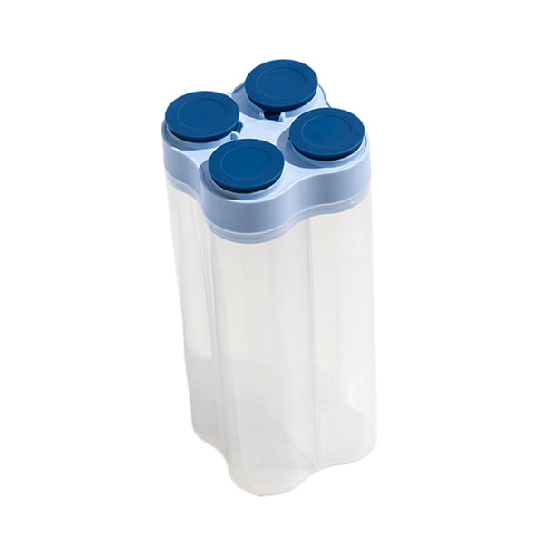 Contenedor de almacenamiento de cereales para organización de despensa, contenedor de cereales para alimentos de cocina, almacenamiento de arroz para azul BLESIY Contenedor de almacenamiento de cereales