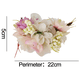thumbnail image 2 of Boho flor corona pelo corona halo floral guirnalda pieza de banda con cinta festival boda fiesta, 2 of 5