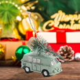 thumbnail image 1 of Mini resina adornos para árboles de Navidad estatua figuritas de Navidad decoraciones lindo paisaje miniatura arte colgante coche colgante para 5.5cmX2cmX4.5cm Macarena Colgante de decoraciones, 1 of 6