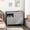 44.9''Gray+3 Drawers, variant on OXYLIFE Baby Changing Table Dresser Nursery Chest with Storage,5 Drawers&2 Shelves,White