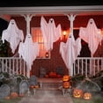 thumbnail image 6 of Ayieyill Halloween Hanging Ghosts Outdoor Decoration(6 Pack), Cute Flying Ghosts for Halloween Yard Garden Porch Party Decorations, 6 of 6